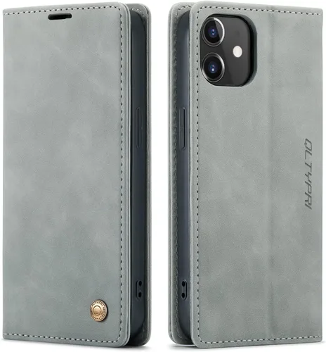 Miniatura 110 de QLTYPRI Para iPhone Air Case Wallet Con Tarjetero, Vintage PU Cuero Kickstand Cierre Magnético A Prueba De Golpes Folio Libro Funda Para IPhone 17