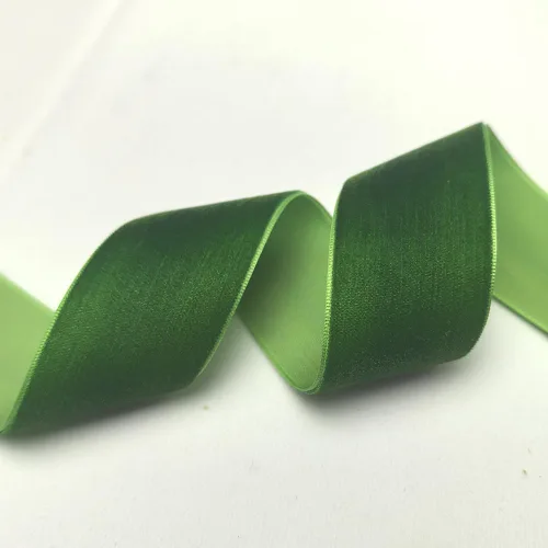 Miniatura 4 de Chenkou Craft Lotes de cinta de terciopelo verde de 25 yardas/rollo de 1 1/2 pulgadas a granel de Navidad (verde, 1 1/2 pulgadas)