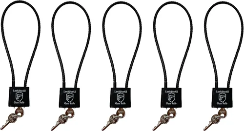 Miniatura 12 de Cable Gun Locks with Keys Hunting Sports- Keyed Alike 15" Cable Gun Safe Lock CA DOJ Approved for Pistols, Handguns, Rifles, and Shotguns, Home