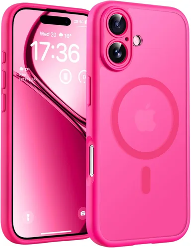 Miniatura 16 de TOCOL Funda magnética 3 en 1 para iPhone 14 Pro, mejorada [protección completa de cámara] con 2 protectores de pantalla, funda de grado militar Azul