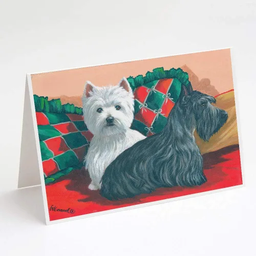 Miniatura 153 de Caroline's Treasures PPP3013GCA7P - Tarjetas de felicitación y sobres para mascotas de Basset Hound Teacher, paquete de 8 tarjetas en blanco