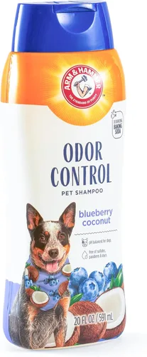 Miniatura 2 de Arm & Hammer Champú para perros con control de olores para mascotas, bicarbonato de sodio mejorado, pH equilibrado, aroma fresco de arándanos