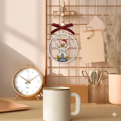Miniatura 7 de Adorno de astronauta – Adornos de Navidad de astronautas – Adornos espaciales – Adornos de espacios para niños y niñas, regalos del espacio exterior