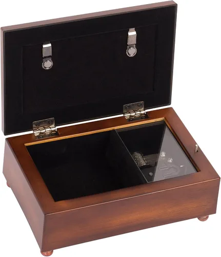 Miniatura 3 de Cottage Garden Amazing Friend Woodgrain Jewelry - Caja de música con texto en inglés "Play What Friends are for