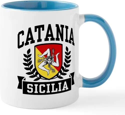 Miniatura 56 de CafePress Sicilia Mug - Taza de café de cerámica (11.0 fl oz)