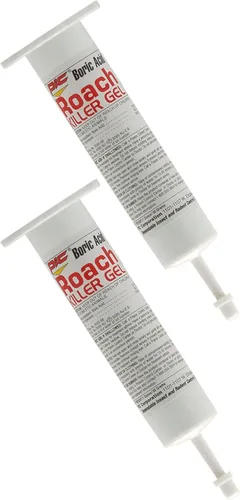 Miniatura 2 de PIC GEL Gel de control de cucarachas de ácido bórico, jeringa de 1 onza, paquete de 2, blanco