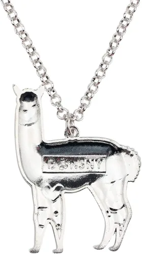 Miniatura 5 de BONSNY Aleación de esmalte de zinc América del Sur Floral Alpaca collar cadena colgante joyería para mujeres niñas encantos regalo