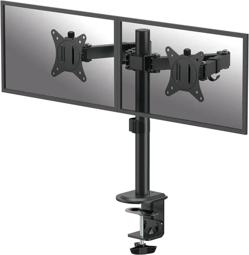 Fellowes Brazo de monitor doble ajustable para todos los días: tiene capacidad para dos pantallas de hasta 32 pulgadas con un peso de 19.84 libras