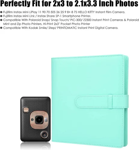Miniatura 6 de Álbum de fotos de 256 bolsillos para Fujifilm Instax Mini LiPlay 11, 90, 70, 50S, 26, 25, 9, 8S, 8, 7S, cámara instantánea/mini impresora Link