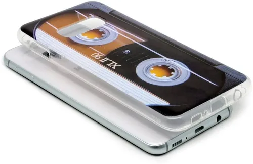 Miniatura 7 de FAteam - Funda para Galaxy S10e a prueba de golpes, a prueba de arañazos, con TPU suave, carcasa de cinta de casete de música retro, compatible