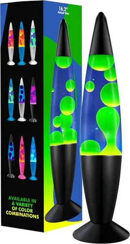 Miniatura 14 de JAMBO Lámpara hermosa de 16 pulgadas con cera, luz nocturna relajante para decoración del hogar, extra alta, lámpara para sala de estar, oficina