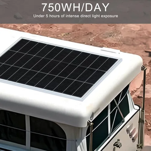 Miniatura 6 de Panel solar de 300 vatios de alta eficiencia monocristalinos FV módulos para sistema de 12V/24V RV Marine Van Boat Light y otras aplicaciones fuera