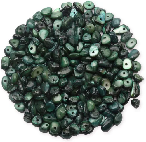 Miniatura 27 de 500 cuentas de piedra natural con virutas naturales, citrino de 0.317 a 0.315 pulgadas, piedras preciosas irregulares de cristal curativo, cuentas