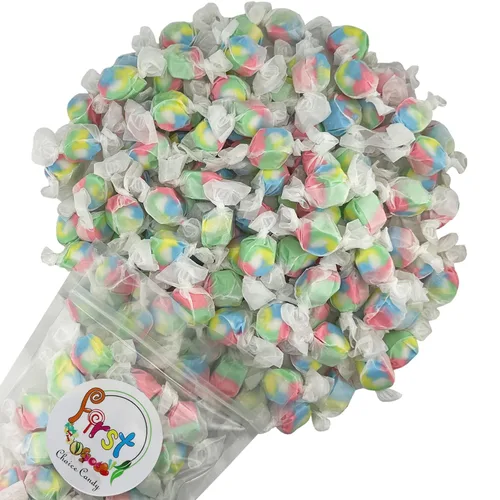 Miniatura 40 de Variedad de caramelos gourmet de agua salada (Patriótico americano rojo blanco azul, 1 libra)