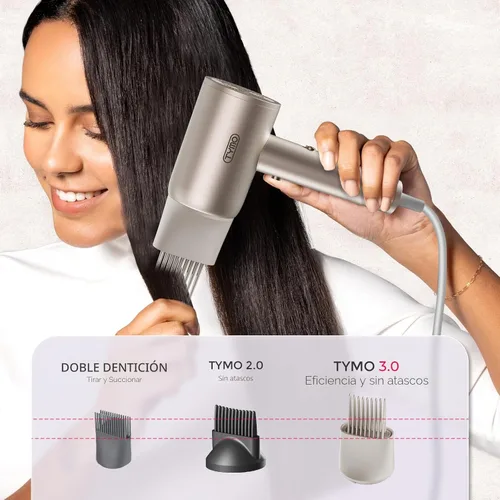 Miniatura 8 de TYMO Secador de pelo difusor, secador de pelo iónico de 300 millones con difusor y accesorio de peine para cabello rizado, secador profesional