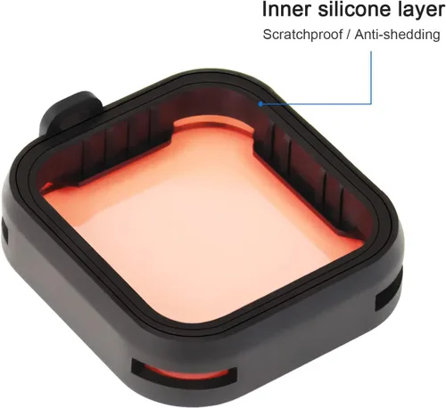 Miniatura 7 de SOONSUN Paquete de 6 filtros de lente para GoPro Hero 7, 6, 5, negro (ND8, ND16, ND32, CPL, rojo claro, filtro magenta), polarización circular