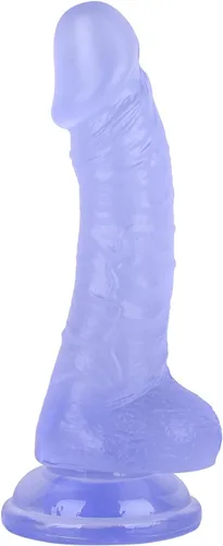 Consolador sexual realista de 7 pulgadas, consolador suave con eje curvado para estimulación del punto G vaginal, material seguro para el cuerpo con