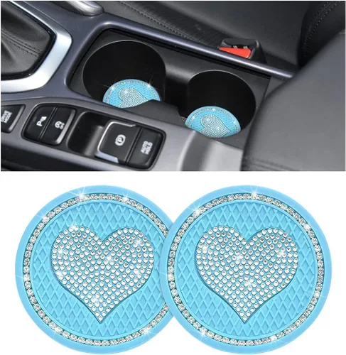 Miniatura 14 de zipelo Paquete de 4 Posavasos para Tazas de Automóvil, Inserto Posavasos para Portavasos de Vehículo de 2.75 Pulgadas, Antideslizante Automotriz