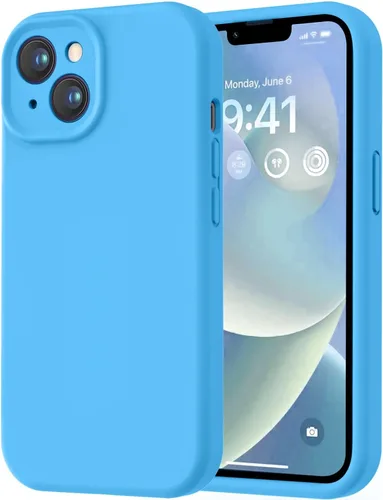 Miniatura 380 de LOVE 3000 Compatible con Funda para iPhone 15, [Cámara de Cobertura Completa de Silicona Suave] [Protección contra Caídas de 8 pies], Forro de Negro