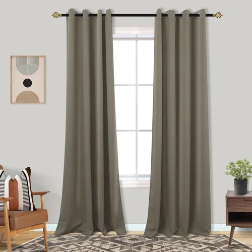 Miniatura 100 de Mrs.Naturall Cortinas Azul Real para Dormitorio, Cortinas Opacas Cortas Medianas Azul Cobalto para Cocina Decoración de Habitación de Adolescentes