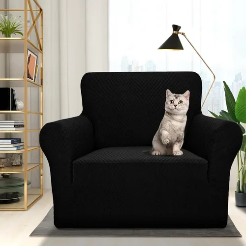 Miniatura 87 de Fundas elásticas 2025 para chaise longue de sofá seccional, funda individual para chaise longue removible y lavable, funda de repuesto para asiento