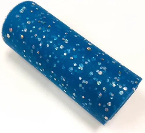 Miniatura 24 de Rollo de tul con lentejuelas con purpurina, decoración de boda, suministros de organza para fiestas de cumpleaños, carrete de tela, vestido tutú