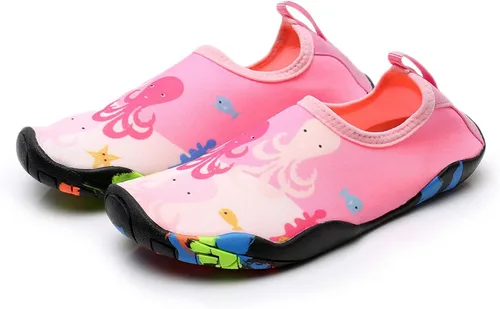 Zapatos de agua para niños pequeños zapatos de natación de suela suave gruesa para niños deportes al aire libre calcetines acuáticos descalzos