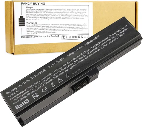 PA3634U-1BAS - Batería para portátil Toshiba Satellite A665 C655 L645 L645D L650 L650D L655 L655D L670 L675 M300 M301 M305 M505 U405, p/n PABAS22 8