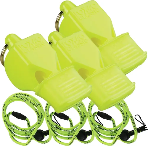 Miniatura 6 de Fox 40 Paquete de 3 cordones clásicos CMG con cordón separable Naranja