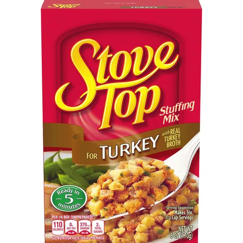 Miniatura 11 de Mezcla de relleno de pan de maíz Stove Top, caja de 6 oz
