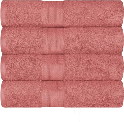 Miniatura 56 de Superior Juego de 2 toallas de baño de fibra larga 100% algodón peinado de 27.64 oz/m², para baño, ducha, cocina, súper suave, afelpado, altamente