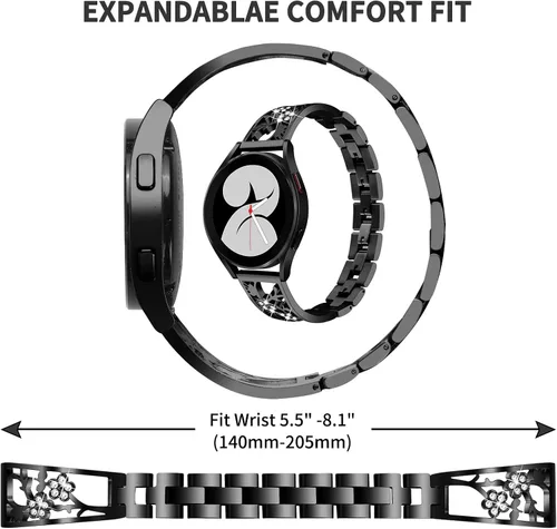Miniatura 4 de JOYOZY Correas de reloj de 0.787 in compatibles con Galaxy Watch 6/5/7/FE 1.575 in 1.732 in/Watch 4 1.575 in 1.732 in/Watch 6 Classic 1.693 in 1.850