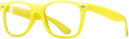 LEICO FASHION Lentes transparentes sin receta retro para hombres y mujeres, lentes falsos para disfraz de cosplay
