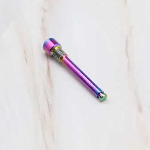 Miniatura 6 de Sing F LTD - 2 pernos de titanio M4 para pastillas de freno de disco de bicicleta, insertos de pasador roscado, pasador de pasador de disco