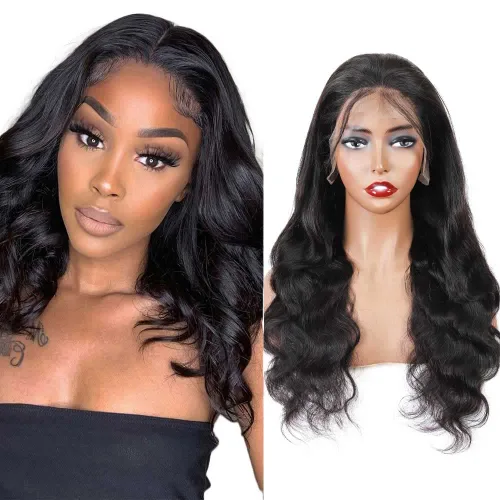 Miniatura 34 de Cabello humano ondulado con cierre frontal de encaje HD 4 x 4, cierre de encaje con cabello de bebé, cabello humano 100% virgen brasileño