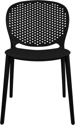 Miniatura 5 de 2xhome Juego de 2 sillas de comedor para patio Silla auxiliar moderna apilable para piscina al aire libre Plástico resistente a la intemperie
