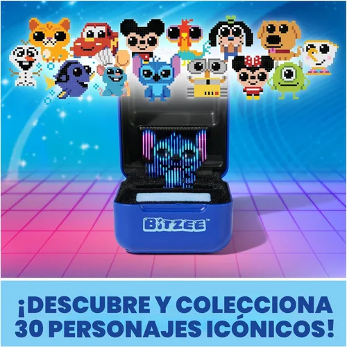 Miniatura 6 de Bitzee, Disney con 30 personajes interactivos en el interior, reacciona a deslizamientos, inclinaciones y toques, juguetes de Disney y regalos