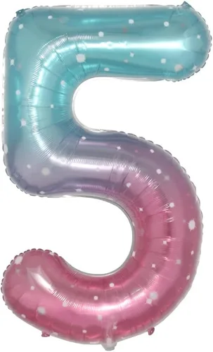 Miniatura 9 de Globos de helio de 40 pulgadas de color arcoíris estrellado de tamaño grande, globos de helio, decoración de fiesta de cumpleaños, celebración, 40