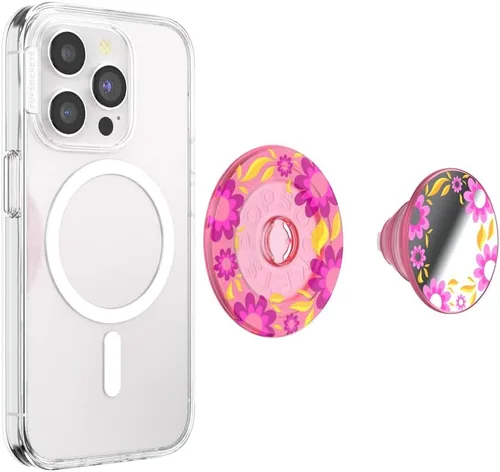 Miniatura 4 de PopSockets Agarre para teléfono MagSafe con patas, soporte magnético, parte superior intercambiable, agarre seguro para fundas MagSafe de iPhone