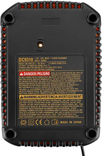 Miniatura 7 de DC9310 Cargador rápido de repuesto para cargador de batería Dewalt 18V DC-9096 DC-9098 DC-9099 DC-9091 DC-9071 DE-9057 DW-9096 DW-9094 DW-9072