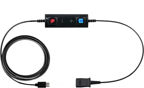Miniatura 8 de TruVoice Adaptador U10P-S 38099-01 para auriculares de desconexión rápida (QD) de Plantronics - RJ9 Jack es compatible con teléfonos de escritorio