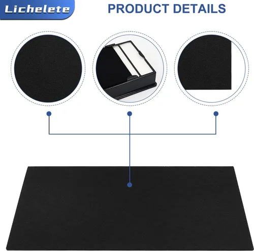 Miniatura 3 de Filtro de repuesto HAPF600 para purificador de aire Holmes HAPF600, 4 filtros + prefiltros de carbono, parte HAPF600 HAPF600D HAPF600D-U2 HAP615