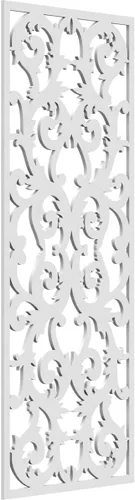 Miniatura 73 de Meadville Paneles decorativos de pared de madera con calado, 9 3/8 pulgadas de ancho x 24 3/8 pulgadas de alto x 1/4 de alto, aliso