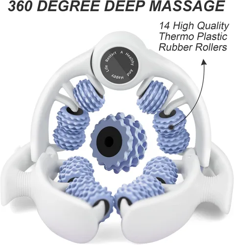 Miniatura 6 de COSTWELL Masajeador de celulitis, rodillo muscular removedor de celulitis, masajeador de tejido profundo de 360° para piernas, cuello, pantorrillas