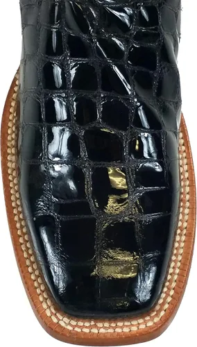 Miniatura 5 de Johnny Ringo - Botas occidentales para mujer, puntera cuadrada, piel de patente 628-13C B (M)