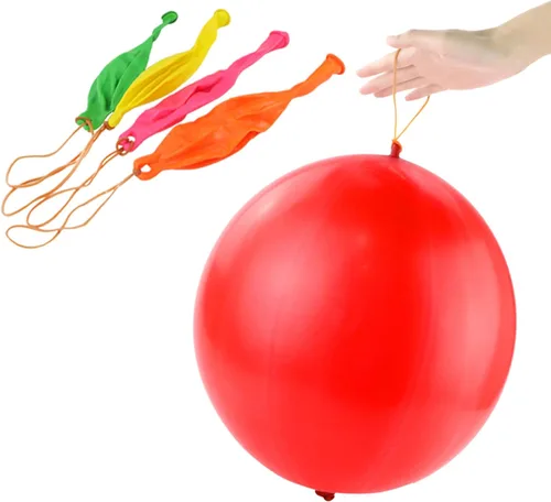 Miniatura 4 de RUBFAC Globos de perforación, globos de cumpleaños para niños, 25 bolas hinchables de neón gruesas y resistentes para fiestas, bolsas de regalo