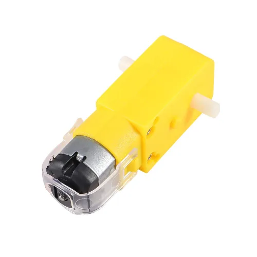 Miniatura 2 de Motor eléctrico de CC de 3 V-6 V, motor de caja de cambios magnética TT de doble eje, bricolaje para Arduino Smart Car Robot Toys Cars Chassis