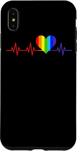 Miniatura 11 de iPhone SE (2020) / 7 / 8 Gay Heartbeat Pride Flag Gift And Queer LGBTQ Rainbow Estuche de regalo