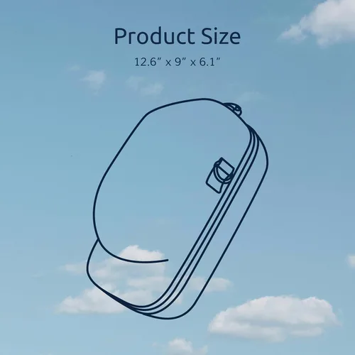Miniatura 7 de Ozueccr Estuche de viaje para casco duro: almacenamiento para gorras de béisbol con asa de transporte y correa ajustable para el hombro, organizador