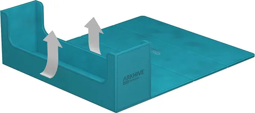 Miniatura 3 de Ultimate Guard Arkhive 400+, Estuche para Mazo para 400 Cartas TCG con Doble Funda, Petrol, Compatible con Boulders, Cierre Magnético y Forro